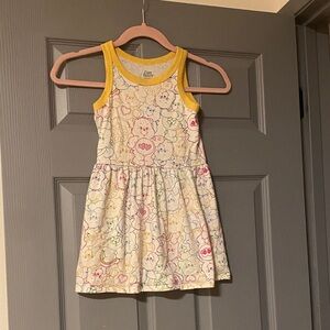 Care Bears Kids Dress with Yellow Trim